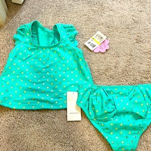 NWT. Adorable 2 piece swim suit